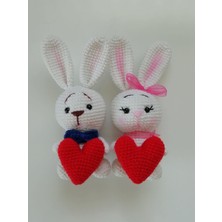 Sevgili Tavşanlar Amigurumi Oyuncak