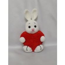 Oyuncak Park Kalpli Tavşan Amigurumi Oyuncak