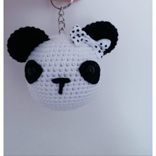 Oyuncak Park Sevimli Panda Amigurumi Anahtarlık Oyuncak