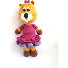 Bayan Kunduz Amigurumi Oyuncak