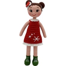 Oyuncak Park Yılbaşı Kostümlü Bebek Amigurumi Organik Oyuncak