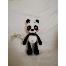Oyuncak Park Sevimli Panda Amigurumi Organik Oyuncak