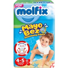 Molfix Swimming Pants (Mayo Bez) Beden:4-5 (9-15KG) 66 Adet (6 Lı Set)
