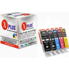 Xplus Xplus® Pixma Ts 5050 PGI-570XL / Clı -571XL 5 Renk Muadil Kartuş Seti 1000 Sayfa