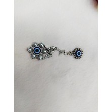 Hd Marketim Filomingo Görünümlü Mıknatıslı Metal Magnet Nazar Boncuklu Buzdolabı Süsü