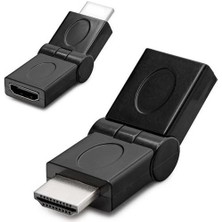 Tigdes HDMI 90° Dönüştürücü Dirsek - HDMI Erkek - HDMI Dişi