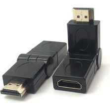 Tigdes HDMI 90° Dönüştürücü Dirsek - HDMI Erkek - HDMI Dişi