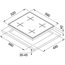 Franke Beyaz Ankastre Set (Fpj 615 V Wh A/600 Beyaz Glass Vertical Davlumbaz - Fhns 604 4g Wh C Beyaz Smart Linear Square Ocak - Fsl 86 H Wh Beyaz Smart Linear Fırın)