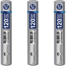 Faber-Castell Grip Min 0.7 Kalem Ucu 120'LI Tüp 3'lü