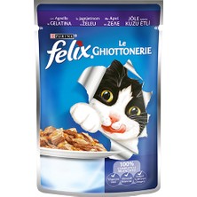 Felix Kuzu Etli Kedi Pouch Konservesi 6X100 gr