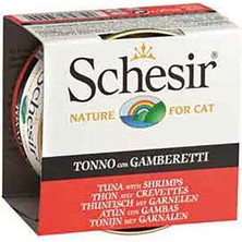 Schesir Ton Balık Karidesli Jelly Kedi Kedi Konservesi 85 gr