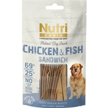 Nutri Canin Chicken & Fish Sandwich Köpek Ödülü 80 gr
