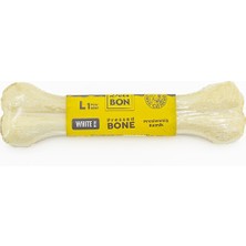 Delibon Deri Pres Kemik 22 cm L Boy Beyaz