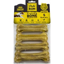 Delibon Deri Pres Kemik 12 cm S Boy 4 Lü Paket Natural