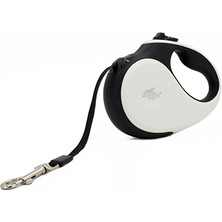 Doggie Doggie otomatik Tasması Soft Seri L White