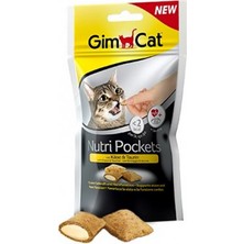 Gimcat Nutripockets Peynir ve Taurinli Kedi Ödülü 60 gr