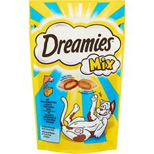 Dreamies Mix Kedi Ödül Maması Somon Balıklı ve Peynirli 60 gr