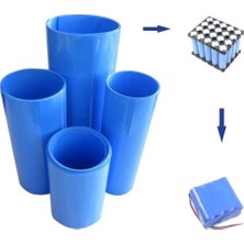 Emay Center 18650 Batarya Pvc Kaplama Makaron - Shrink Lityum Isı Ile Daralan Pvc 50 cm - 185 x 0.15MM