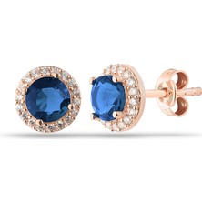 Glorria Gümüş Anturaj Yuvarlak Küpe