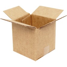 Kolici 5x5x5cm Tek Oluklu Koli -Kraft 50'li