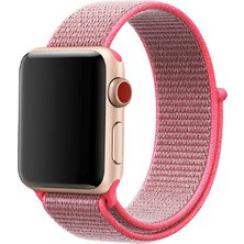 Apple Watch Uyumlu Serisi 1/2/3/4/5/6 Se Spor Loop Dokuma Hasır Kordon 38 mm - 40 mm