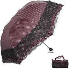 Marlux Ruzgar Korumalı Çanta Boy Katlamalı Bayan Şemsiyesi