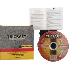 Trıcraft Inox Kesici TAŞ115X1,0X22MM - 25 Li Paket -