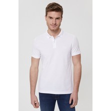 Lee Cooper Erkek Beyaz Polo T-Shirt