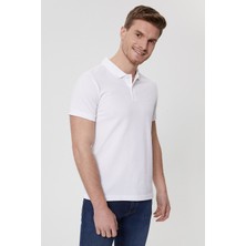 Lee Cooper Erkek Beyaz Polo T-Shirt