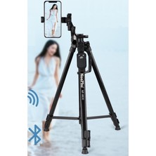 Sarftech NP-8830 Tripod Bluetooth Kumandalı Profesyonel Telefon Kamera Tutucu Çantalı Tripot 150 cm NP-8830