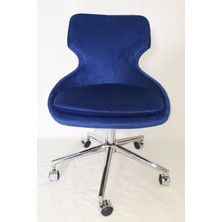 Poly Chair Tıffany Çalışma Koltuğu Krom Ayak