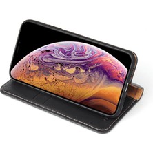 Lnobern iPhone XS Max 6.5 inç Uyumlu Kickstand Cüzdan Flip Deri Kılıf (Yurt Dışından)