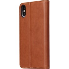 Lnobern iPhone XS Max 6.5 inç Uyumlu Kickstand Cüzdan Flip Deri Kılıf (Yurt Dışından)