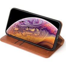 Lnobern iPhone XS Max 6.5 inç Uyumlu Kickstand Cüzdan Flip Deri Kılıf (Yurt Dışından)