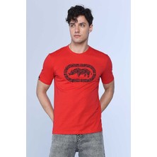 Ecko Unltd Cooper Kırmızı Erkek Bisiklet Yaka Tshirt