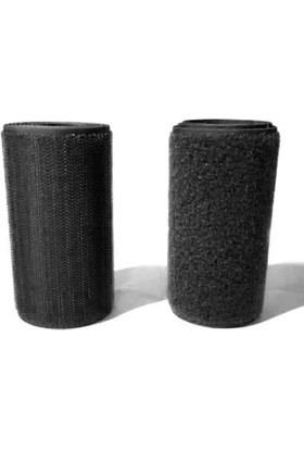 Hdg Geniş Cırt Cırt Bant Seti Siyah Renk Arkası Yapışkansız -15 cm Genişlik - 1'er metre takım