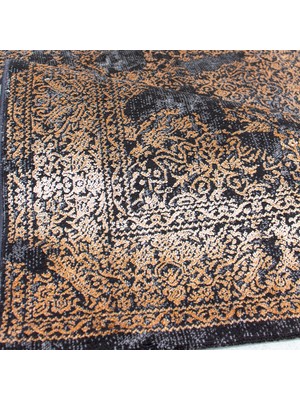 Payidar Halı Elit E1837 Antrasit / Bakır 80X150 cm Modern Dokuma Halı