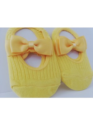 Sockrates Kız Bebek Fiyonklu Babet Çorap