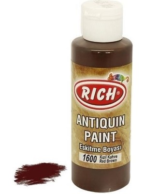 Rich 1600 Kızıl Kahve 120 ml Eskitme Ahşap Boyası