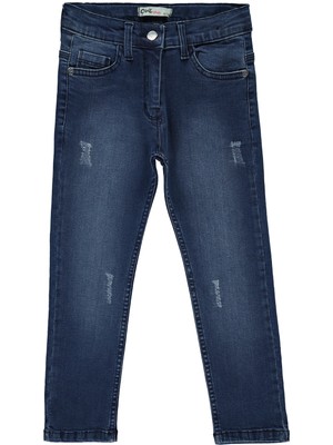 Civil Girls Kız Çocuk Kot Pantolon 10-13 Yaş Mavi