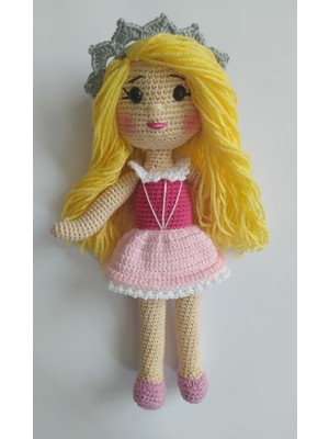 Oyuncak Park Uyuyan Güzel Bebek Amigurumi Organik Oyuncak