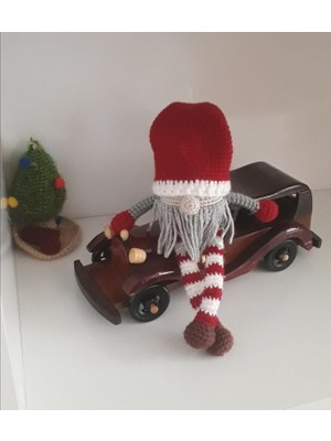 Oyuncak Park Uykucu Noel Baba Amigurumi Oyuncak