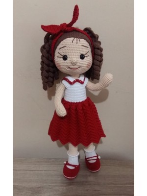 Oyuncak Park Nisa Bebek Amigurumi Organik Oyuncak