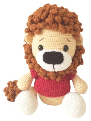 Oyuncak Park Yeleli Aslan Amigurumi Organik Oyuncak