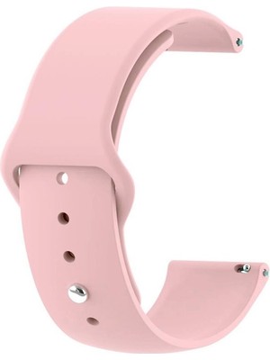 Smcase Oneplus Watch Kordon Mat Düz Renkli Silikon Bronz