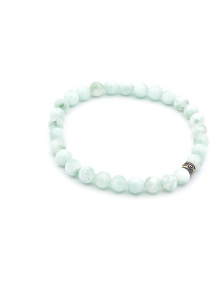 MURTY99 Hakiki Doğal Larimar Taşı Bileklik 1.kalite Atlantis Taşı