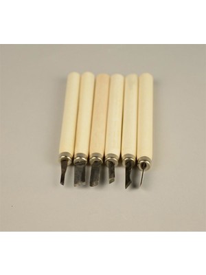 Refsan Mk-6 Ahşap Oyma Seti 6'lı