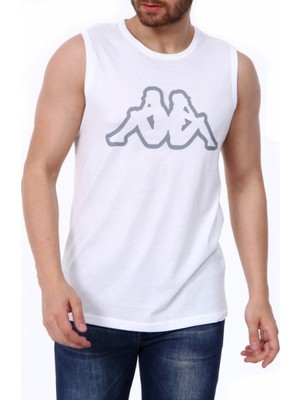 Kappa Kolsuz T-Shirt Dwal Beyaz