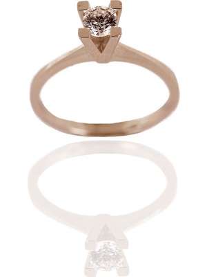 Adil Idil Kuyumculuk Beyaz Altın Tektaş