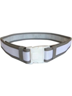 Flaş Beyaz Cırtlı Palaska Kemer